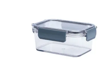 Household Sealed Lunch Box With Lid Square Transparent Fresh-keeping Box