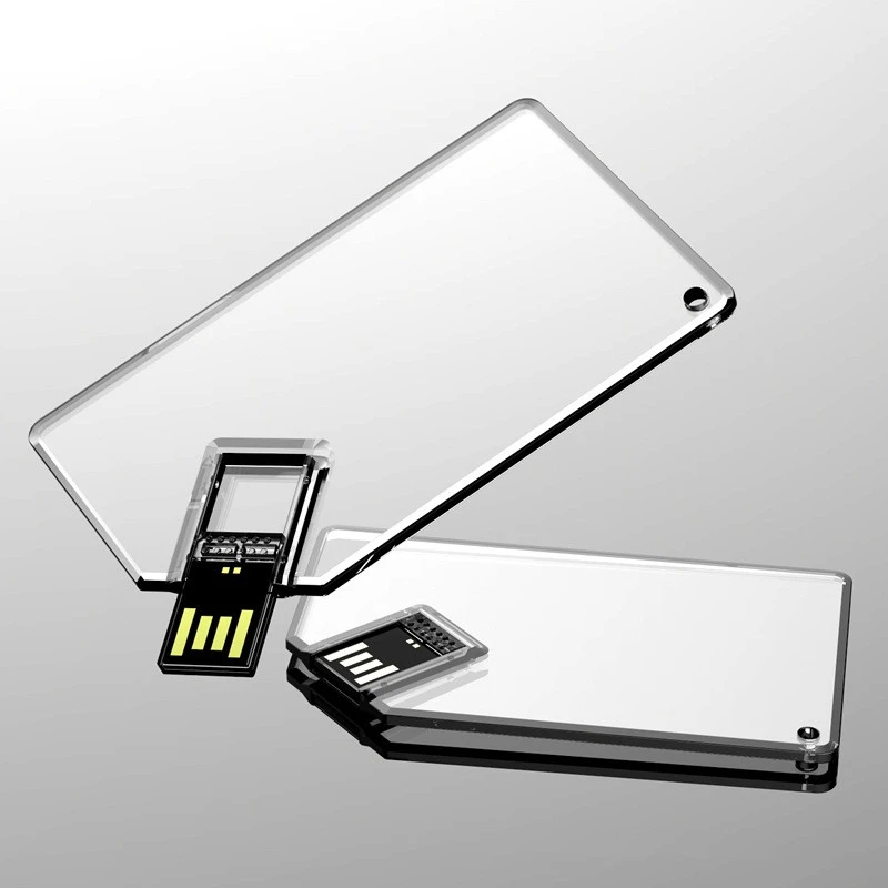 Creative Card Transparent Luminous U Disk