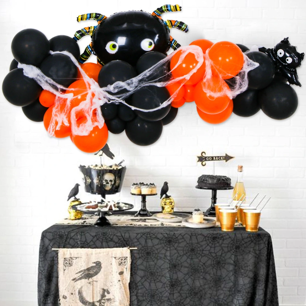 Halloween Pumpkin Theme Balloon Chain Party Decoration Supplies Halloween Balloon Set