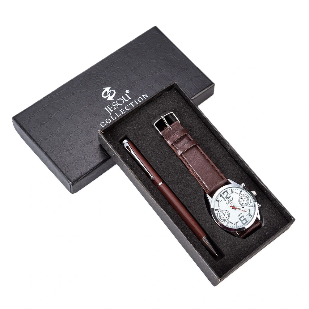 Men's Gift Set Beautifully Wrapped Watch And Pen Case