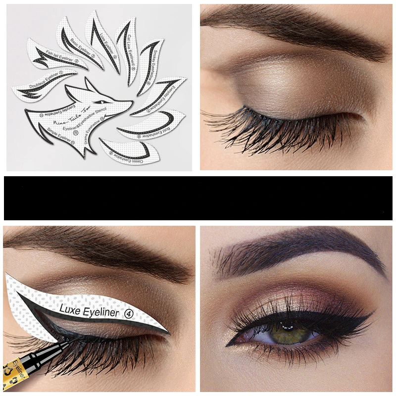 Eyeshadow Eyeliner Makeup Template Sticker