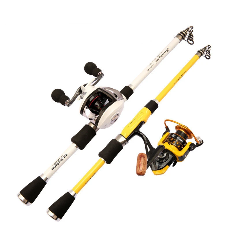 Short Super Hard Rock Fishing Rod Fishing Portable