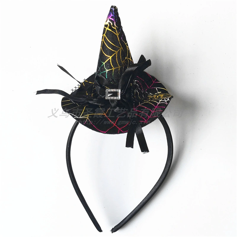 Classic Spiderweb Witch Hat Headband