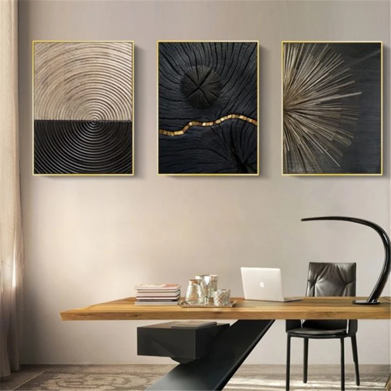 Triptych Decorative Painting HD Inkjet Canvas Painting