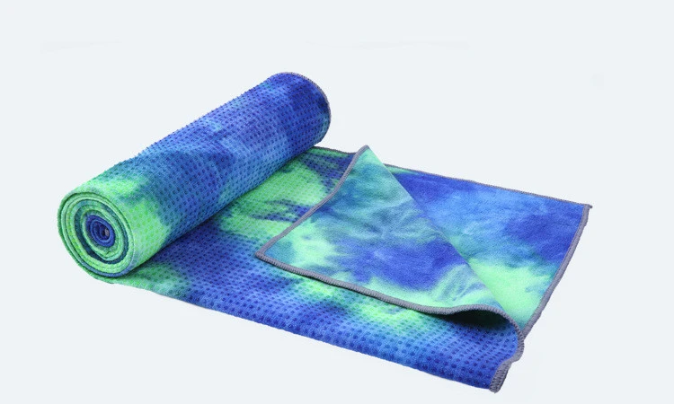 Non-slip Sports Towel Eco-friendly Tie-dye Yoga Towel