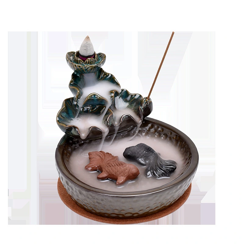 Every Year There Is A Lotus Flower Aroma Backflow Incense Burner