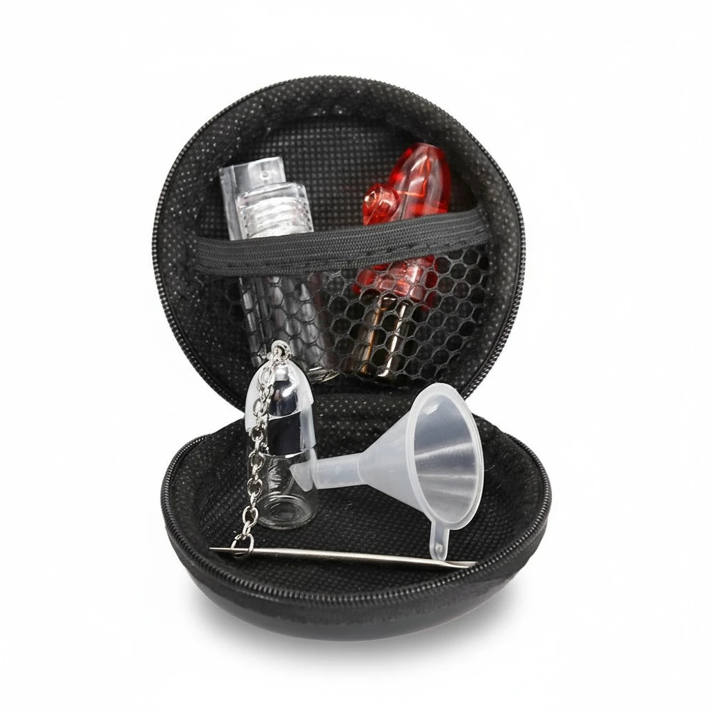 Portable Zipper Bag Cigarette Case Funnel Accessories