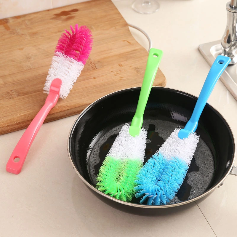 Creative Color Hanging Plastic Long Handle Cup Brush