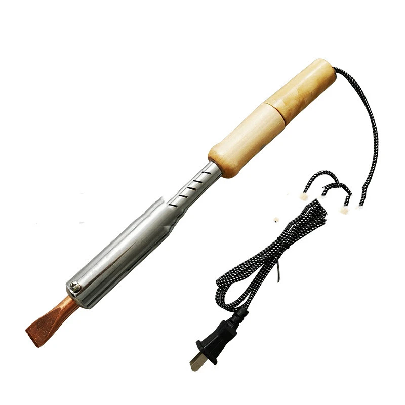 Handle Electric Soldering Iron High-power Pure Copper Curved Straight Flat Head Soldering Gun