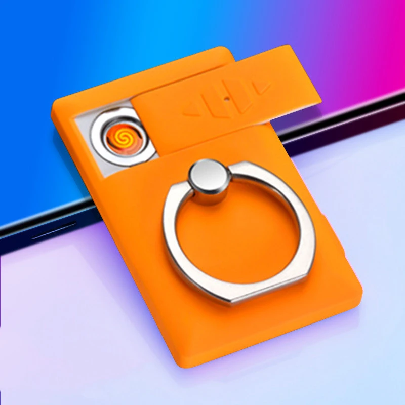 Multifunctional Mobile Phone Holder With Charging Lighter Personality Ring