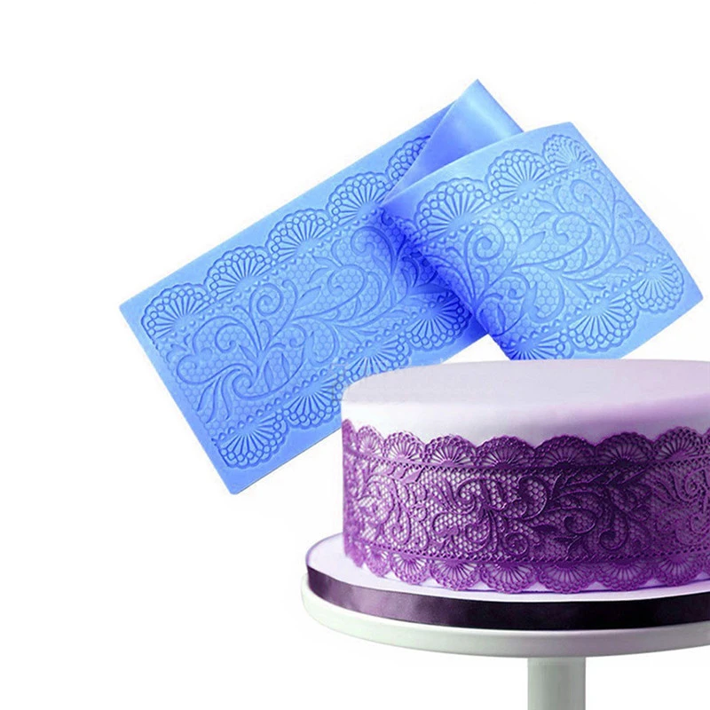 Fondant Cake Decorating Mold Lace Candle Mold