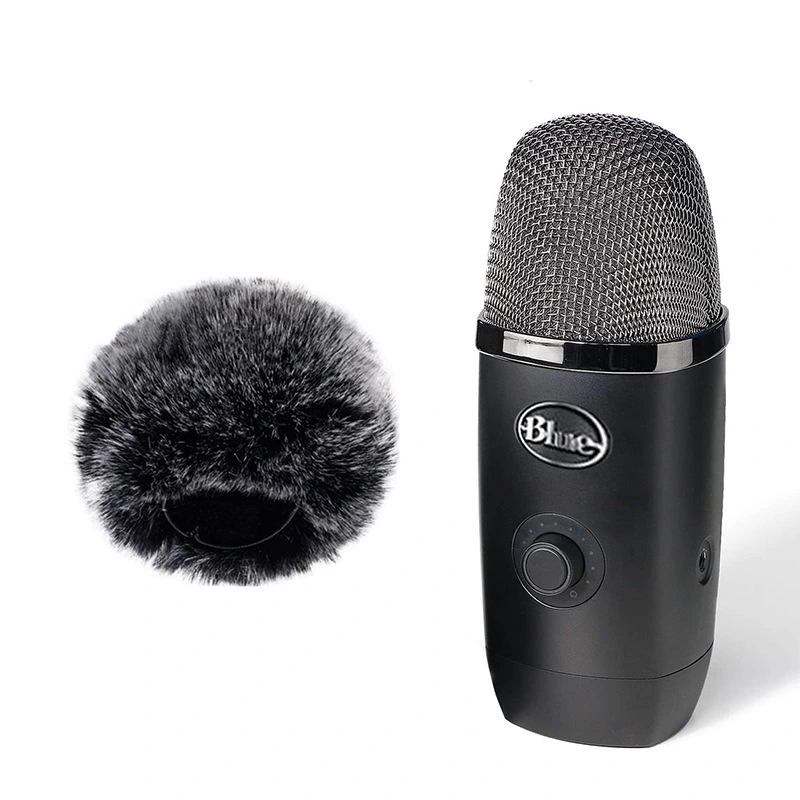 Upgraded Snow  Microphone Plush Windshield