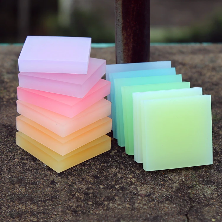 Color Crystal Jelly Translucent Rubber Brick