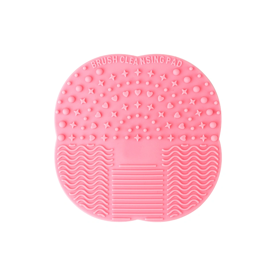 Silicone Four Leaf Cleaning Pad With Suction Cup