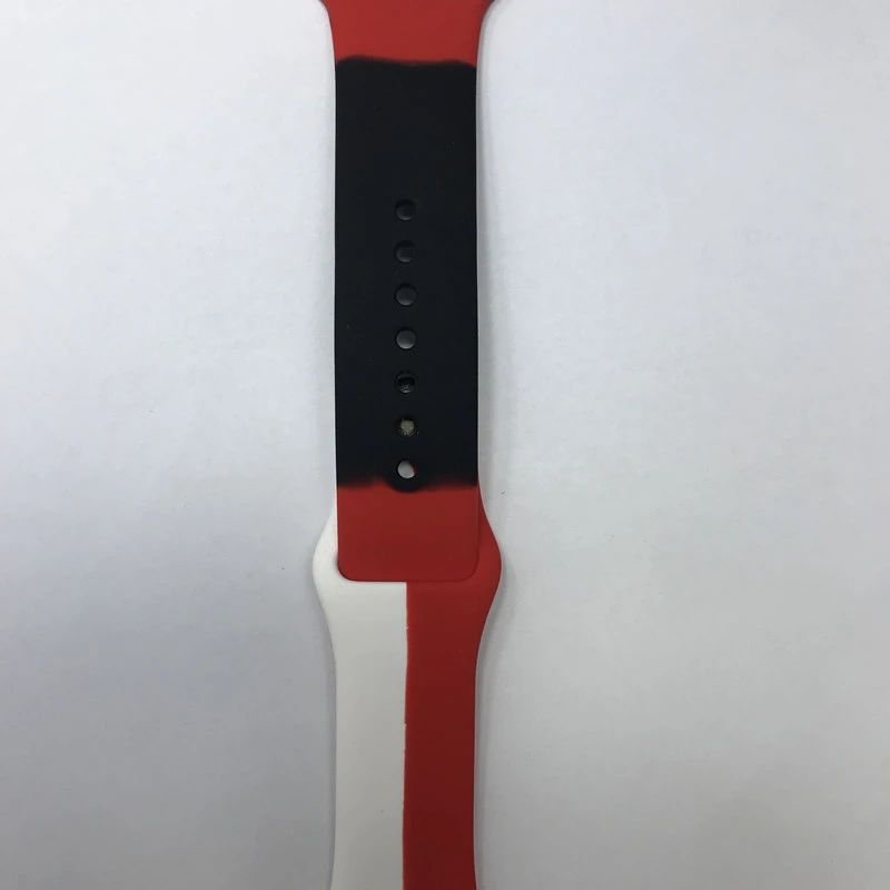 Compatible with Apple, Suitable For Apple Watch Iwatch Sports Silicone Strap