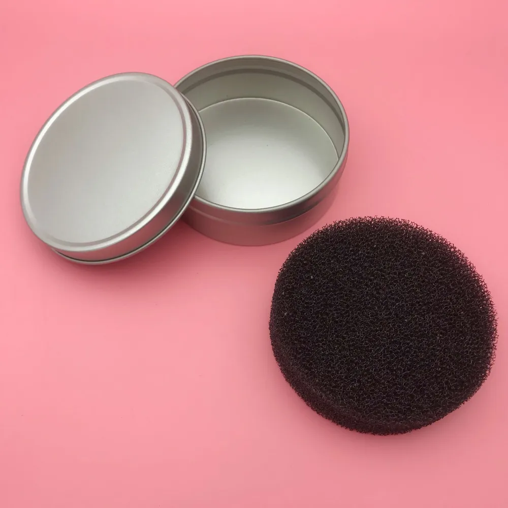 Portable Dry Cleaning Sponge Eye Shadow Brush Makeup Brush Cleaning Box