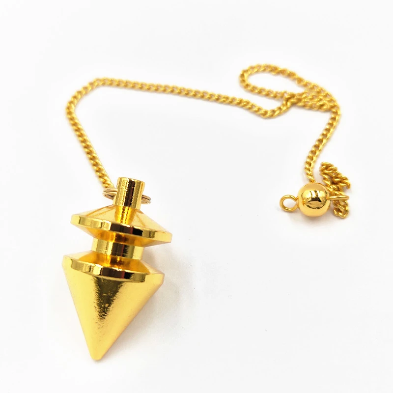 Copper Conical Gyro Gravity Concentrated Pendulum Pendant