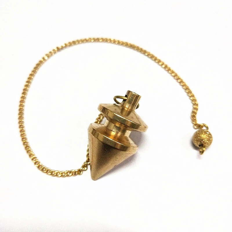 Copper Conical Gyro Gravity Concentrated Pendulum Pendant