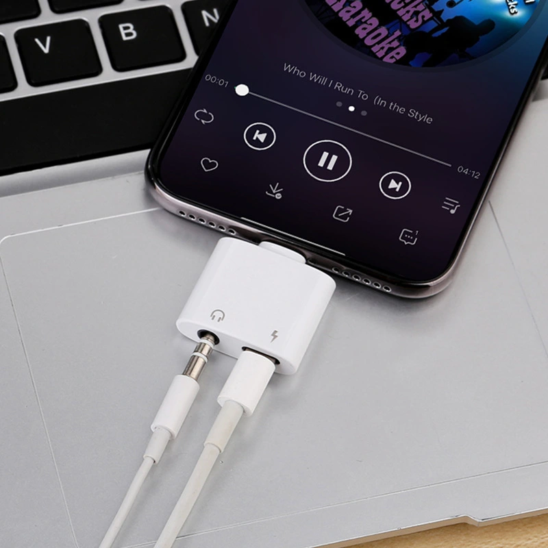 Lightning To 3.5 Headphone Audio Adapter Combo