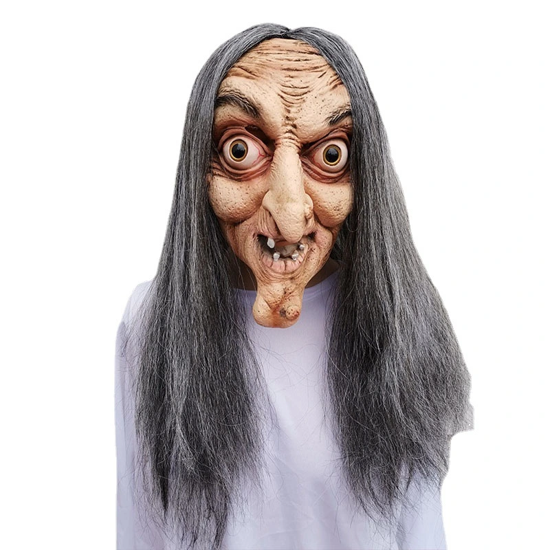 Scary Female Ghost Witch Mask