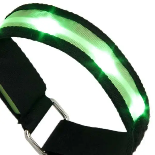 LED Cloth Arm Belt Car Wrist Seat Belt Without Battery