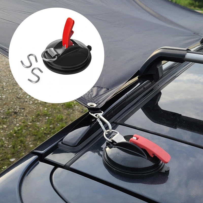 Car Tent Canopy Hook Luggage Strap Fixer Pet Vacuum Suction Cup