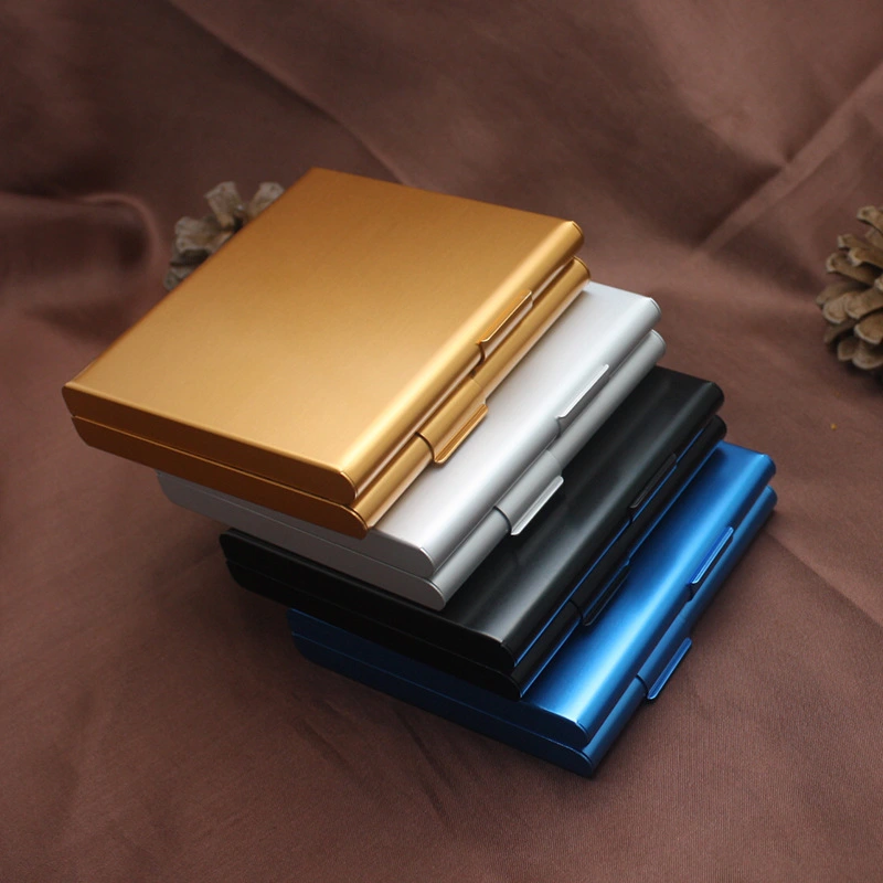 Aluminium Ultra-thin Folio Cigarette Case Cigarette Clip 20 Pack