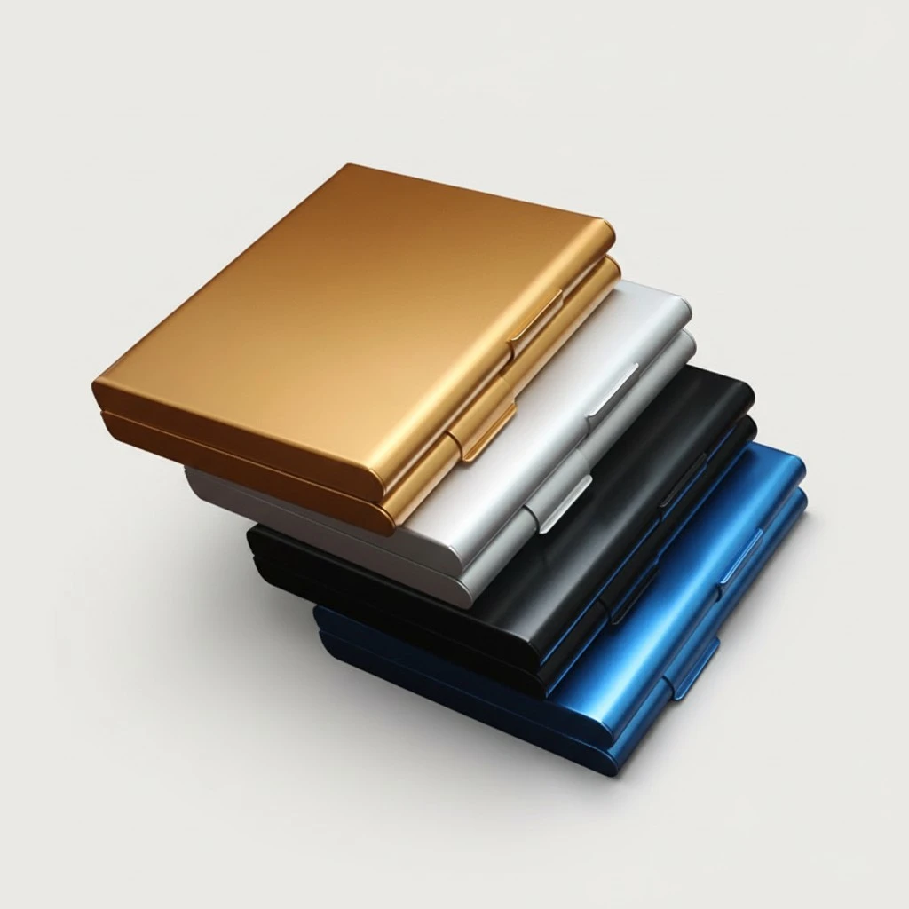 Aluminium Ultra-thin Folio Cigarette Case Cigarette Clip 20 Pack
