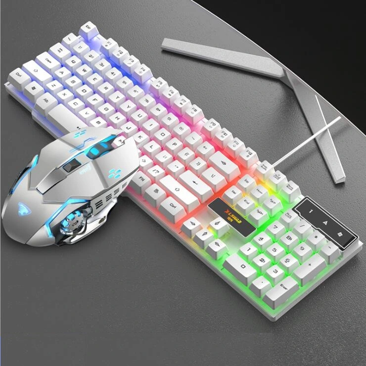 Glare Keyboard And Mouse Set Manipulator Feel Wired