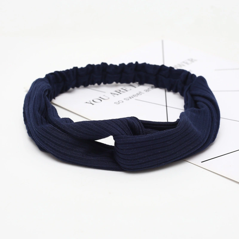 Knitted Cross Wash Hair Band Female Headband