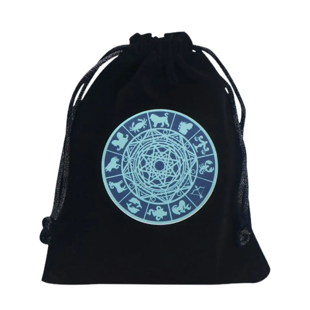 Mysterious Black Magic Divination Tarot Card Storage Bag