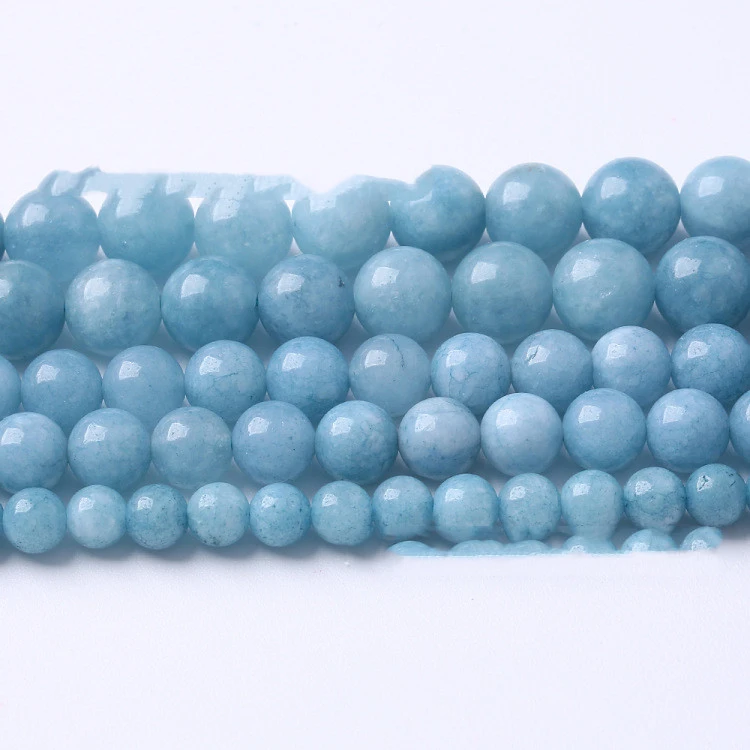 Optimize Semi-finished Products Of Aquamarine Loose Beads