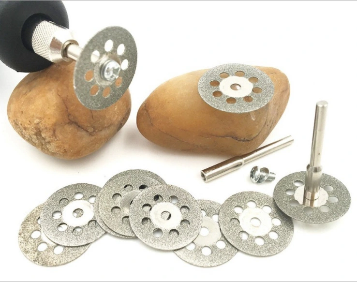 Diamond Cutting With Hole 22mm, Eight-hole Dental Grinding Disc 10pcs