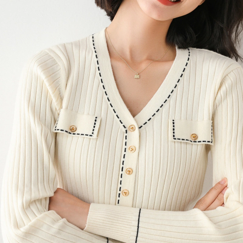 Long-sleeved Sweater Temperament Knitted Bottoming Shirt