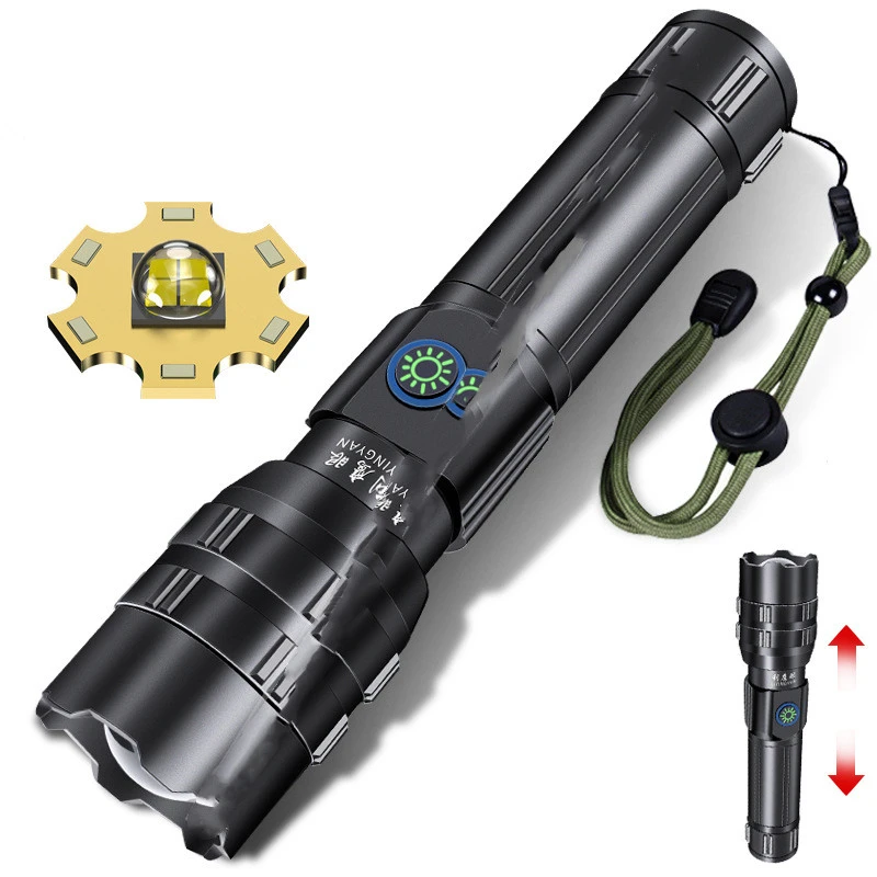 Strong Light Flashlight Rechargeable Ultra-bright Long-range Xenon Lamp
