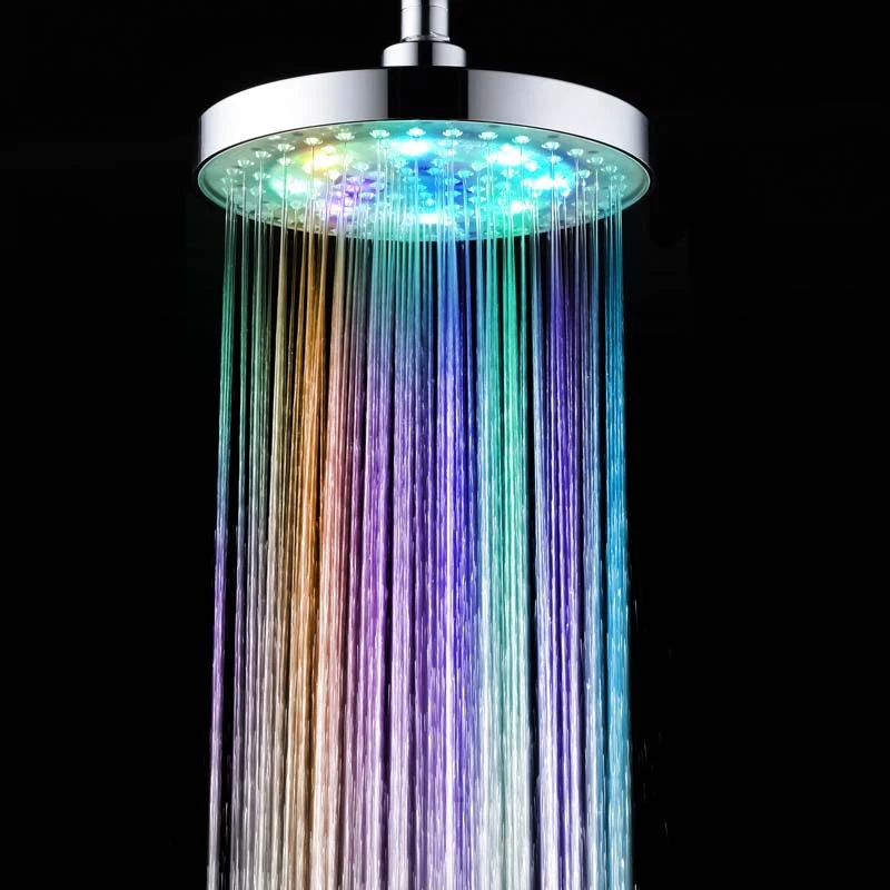 LED Colorful Top Spray Luminous Color-changing Shower