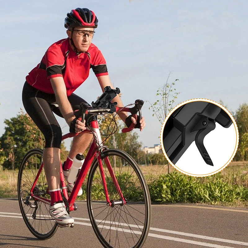 Bicycle Mobile Phone Holder 360 Degree Rotating Motorcycle Mobile Phone Navigation Bracket