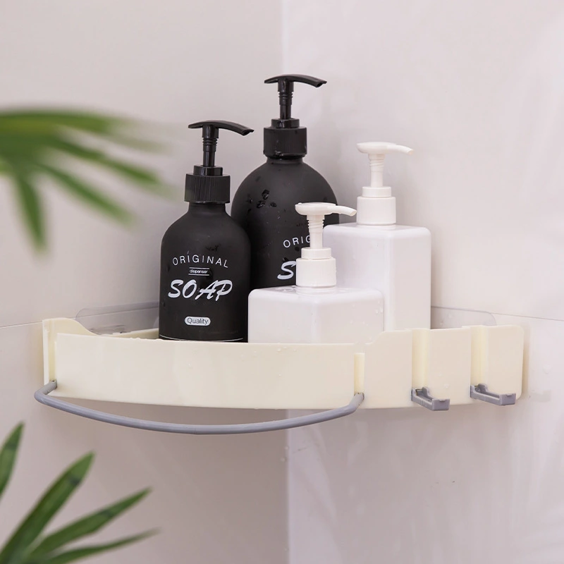 Non-marking Sticker Storage Rack Toilet Corner Shelf
