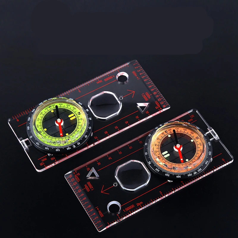 Multi-function Compass Map Ruler