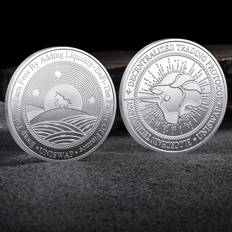 Metal Commemorative Coin Digital Virtual Currency