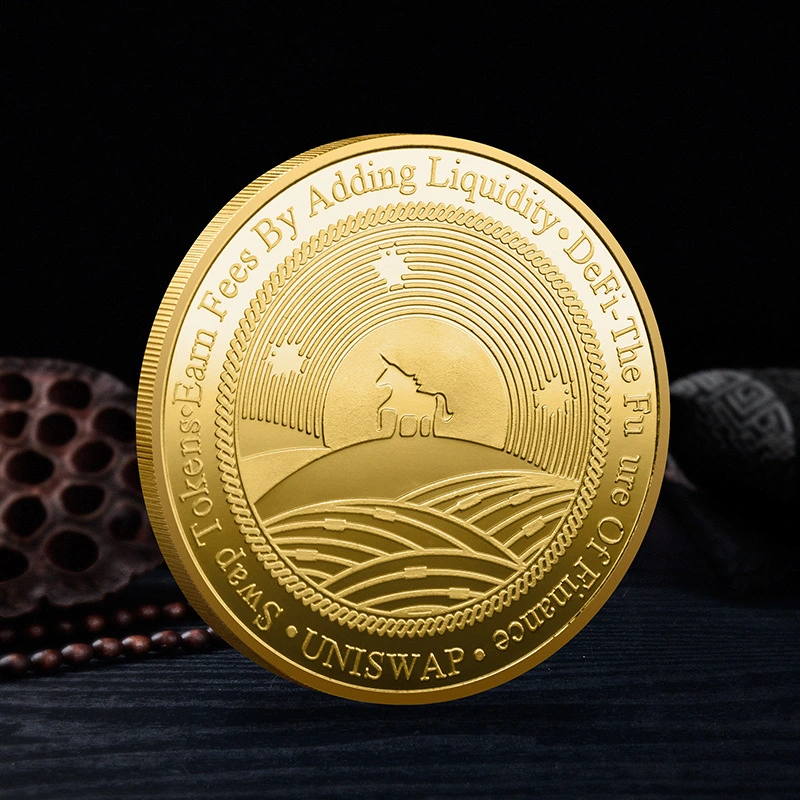 Metal Commemorative Coin Digital Virtual Currency
