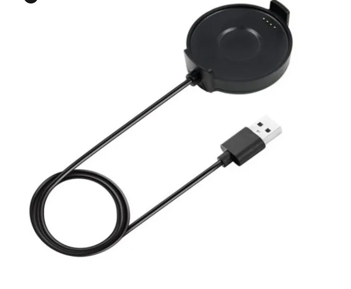 Joflo Usb Data Charging Cable Cradle Dock For Ticwatch Pro- Black