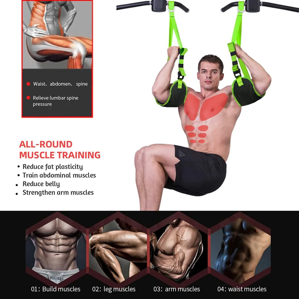 Suspended Lifting Leg And Abdominal Muscle Sling With Abdomen