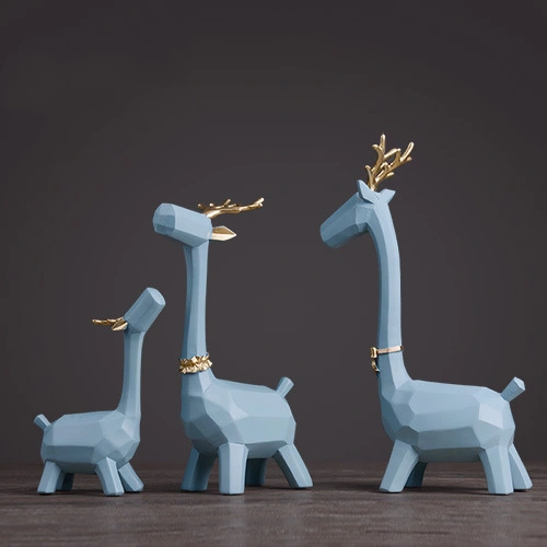 Romantic And Warm Family Of Three Deer Decoration Ornaments