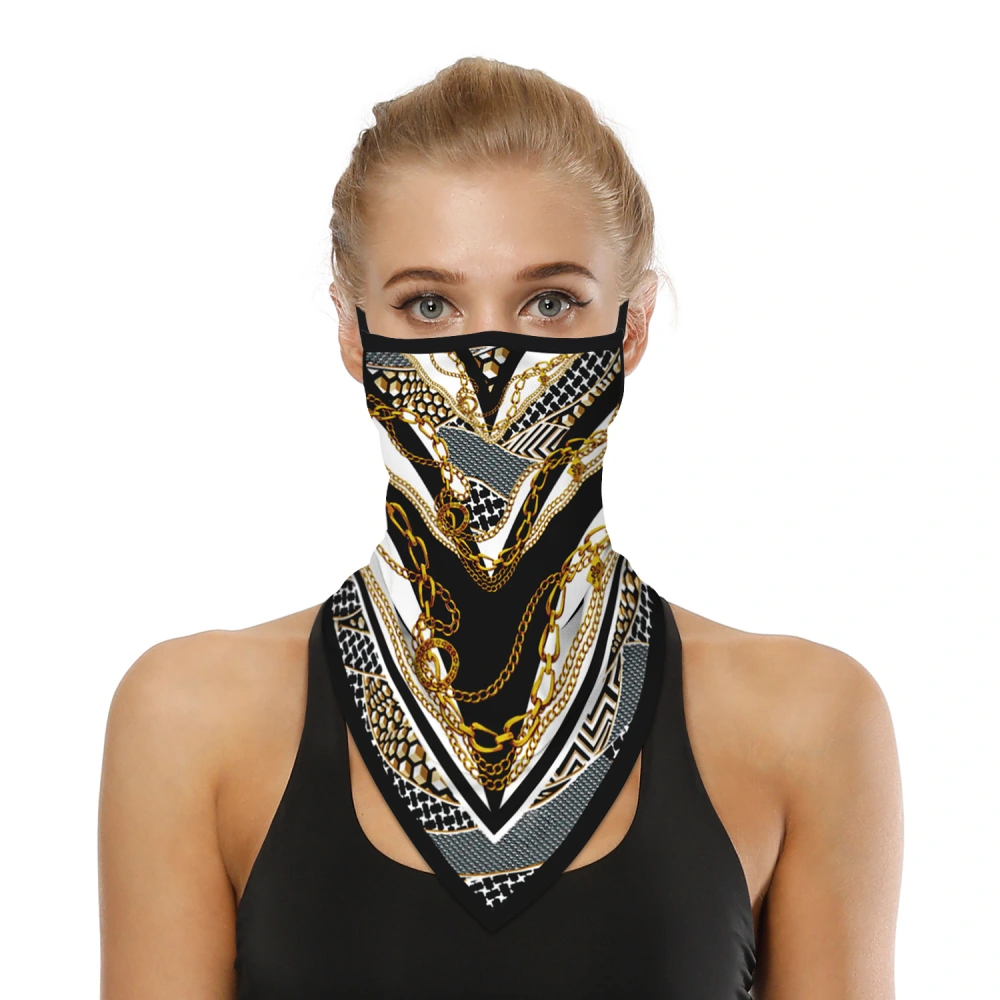 Totem Digital Printing Ear-hanging Triangle Scarf Mask