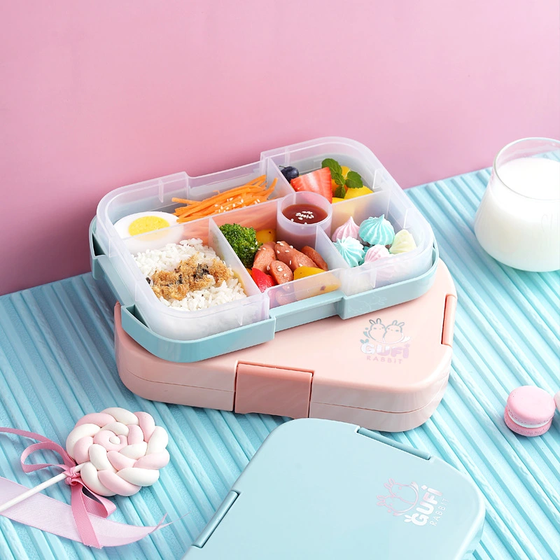 Microwave Plastic Compartment Portable Lunch Box