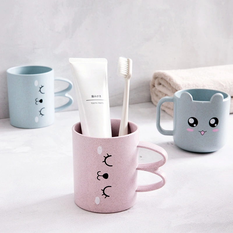 Cute Cartoon Animal Expression Mouthwash Cup