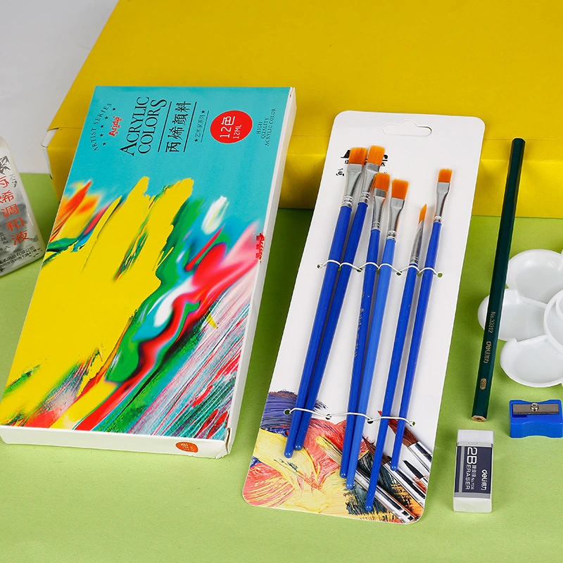 Acrylic Paint 24 Color Set Beginner Dye Hand-painted Waterproof Small Box