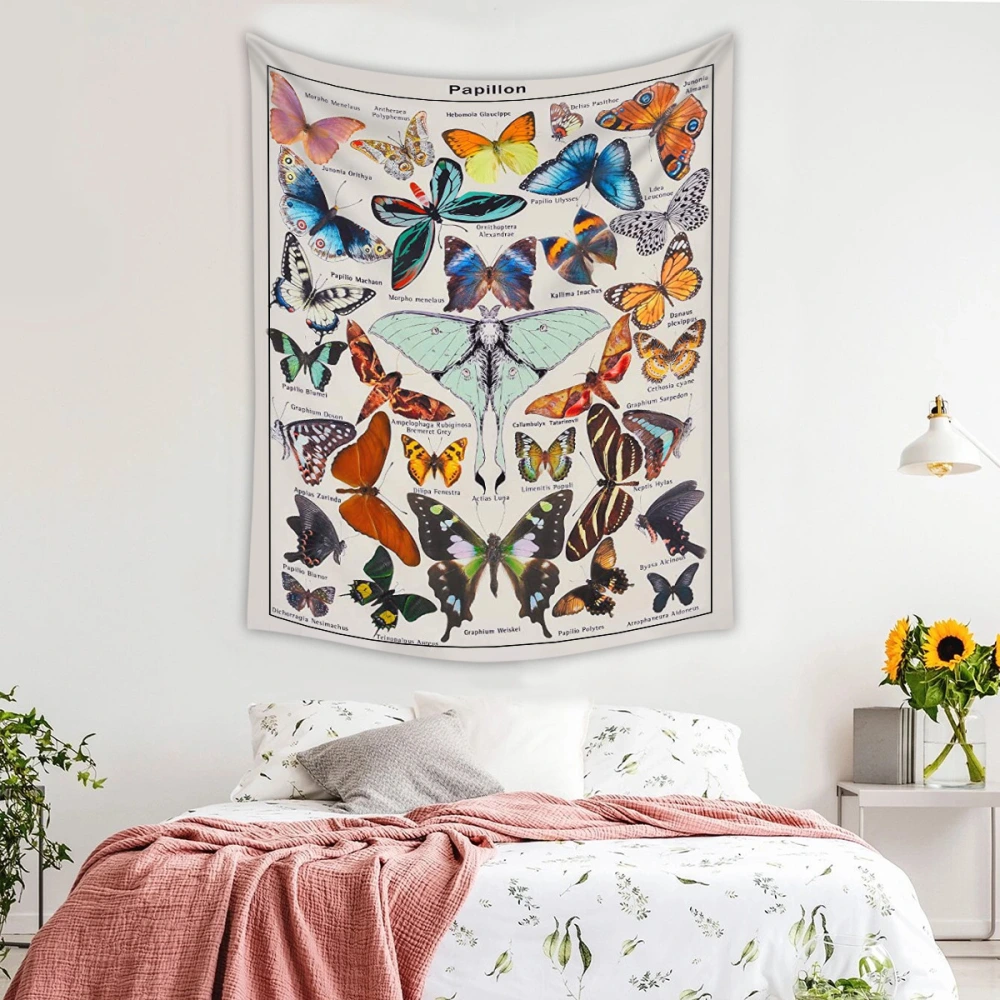 Butterfly Pattern Tapestry Printing Printing Pattern