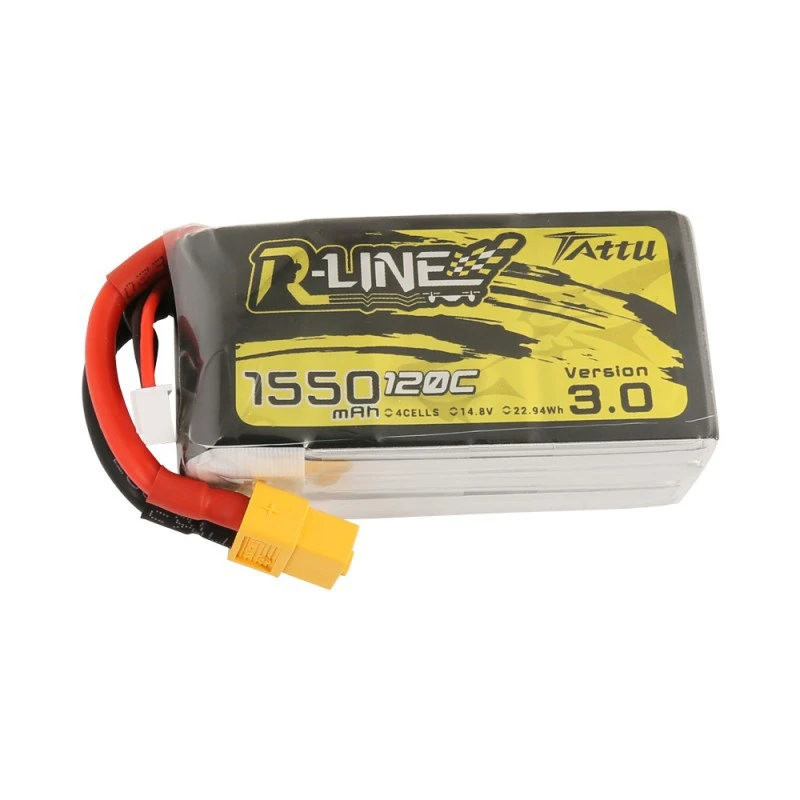 Tattu R-LINE BRICS 3.0 1550mah 6S 120C FPV 3.0 Through Machine FPV Battery